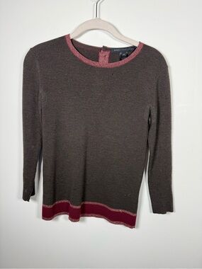 MARC BY MARC JACOBS | Brown Merino Wool Sweater As Is Size XS